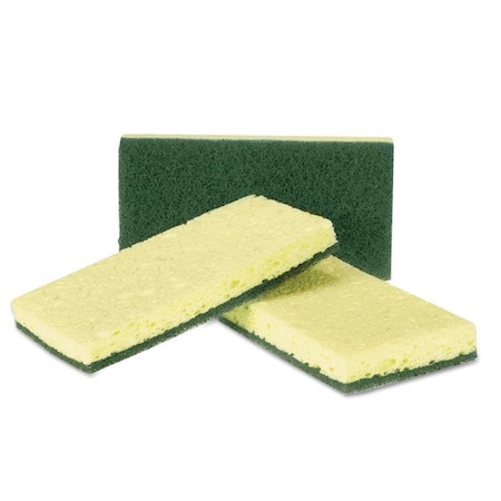 Excellent Appliances RPP Heavy-Duty Scrubbing SpongeYellow & Green EX286241